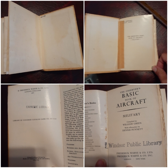 Vtg the Observers Basic Book of Aircraft Military Edition 1967 F W & Co - Picture 13 of 15